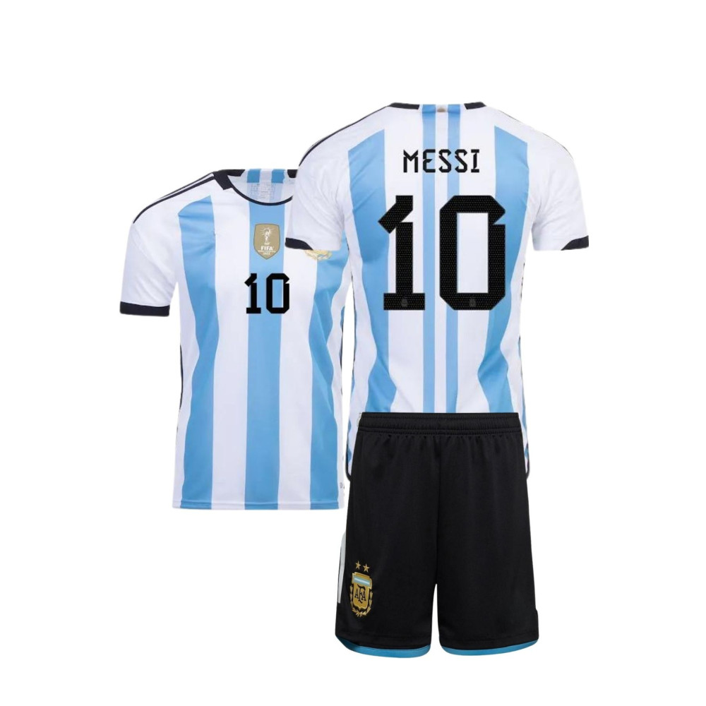 Dabe Özel Tasarım Messi Çocuk Forma Arjantin Milli Takım Mavi Beyaz Şort Takımı 3-4 Yaş Beden Erkek Forma Fiyatı