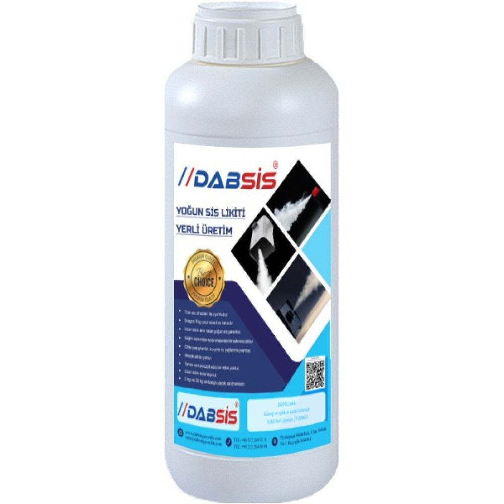 Dabsis Dragon Fog - Çok Yoğun Sis Makinesi Likiti - 1 Litre Stüdyo ve Sahne Ekipmanları Fiyatı