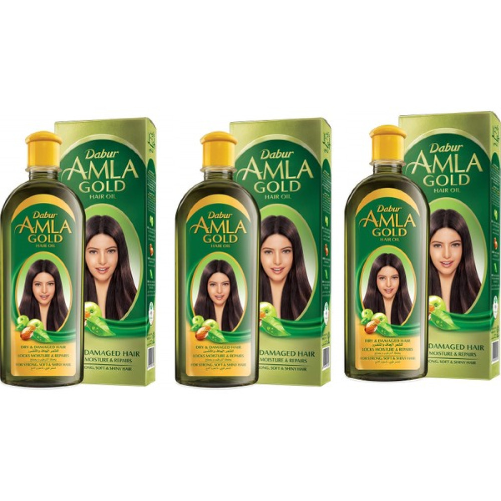 Dabur Amla Gold Saç Bakım Yağı 200 ml 3 Adet Saç Bakım Maskeleri & Serumlar & Spreyler Fiyatı