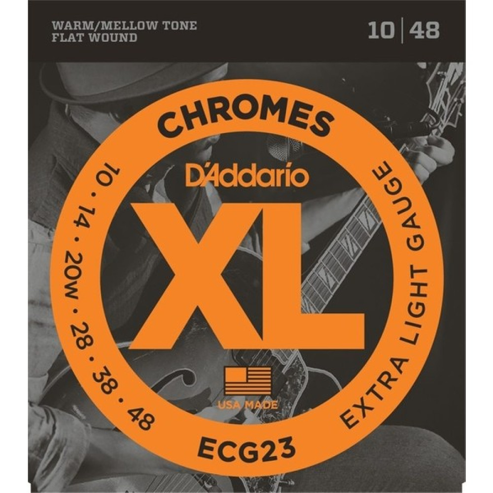Daddario ECG23 Chromes Flat Wound Extra Light Takım Tel Elektro Gitar Teli 010-048 Oto Boyaları Fiyatı