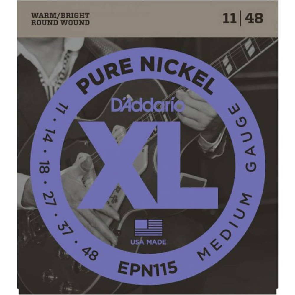 Daddario EPN115 Pure Nickel Blues/jazz Rock Takım Tel Elektro Gitar Teli 011-048 Müzik Aleti Aksesuarları Fiyatı