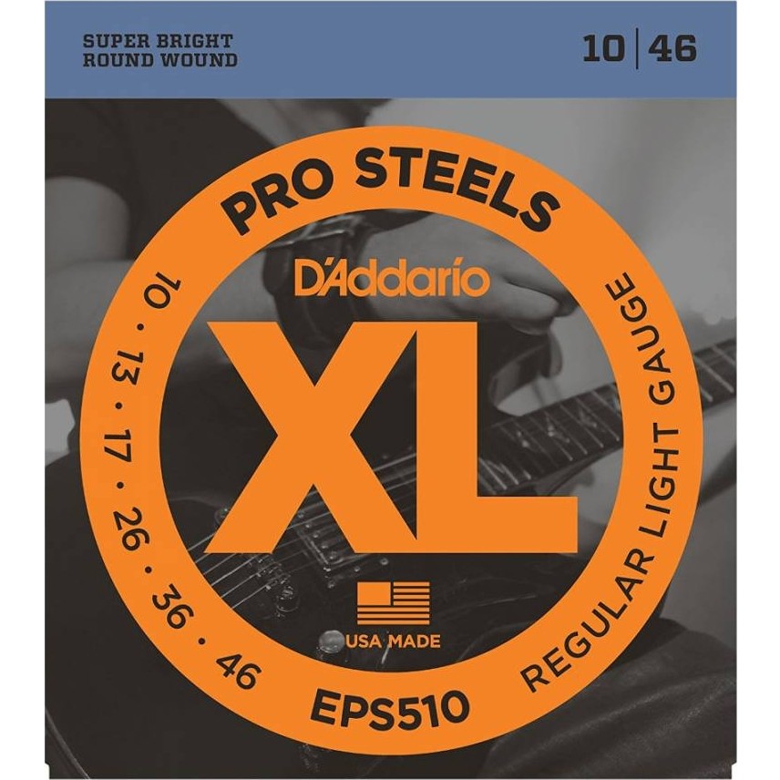 D'Addario EPS510 Pro Steels Elektro Gitar Teli (10-46) Klasik Gitarlar Fiyatı