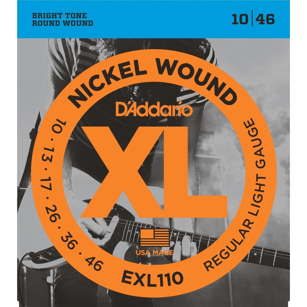 D'addario EXL110 XL Nickel Serisi Elektro Gitar Tel Seti Regular Light 10-46 Menşei Çin Klasik Gitarlar Fiyatı