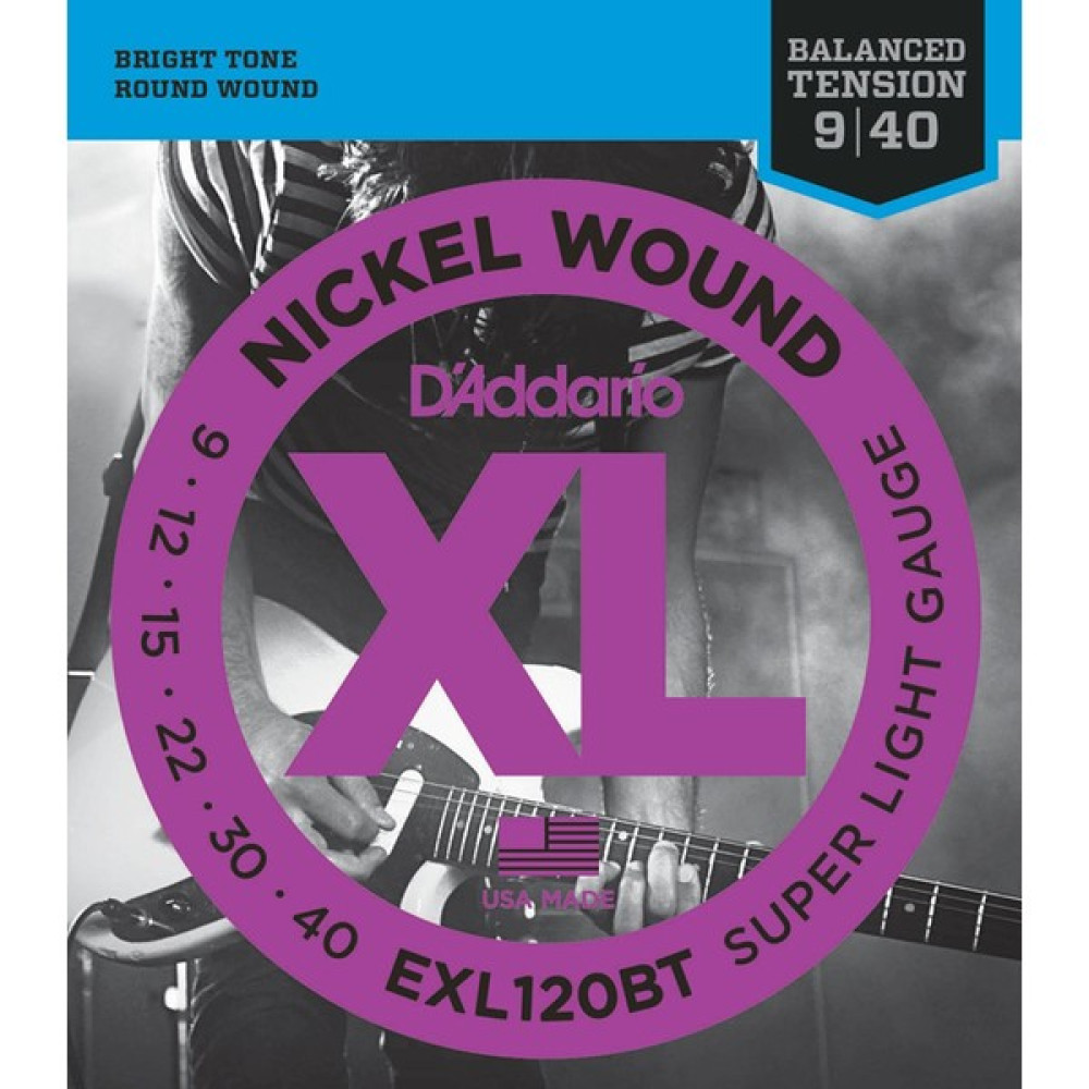 Daddario EXL120BT Balanced Tension Super Light Takım Tel Elektro Gitar Teli 009-040 Müzik Aleti Aksesuarları Fiyatı