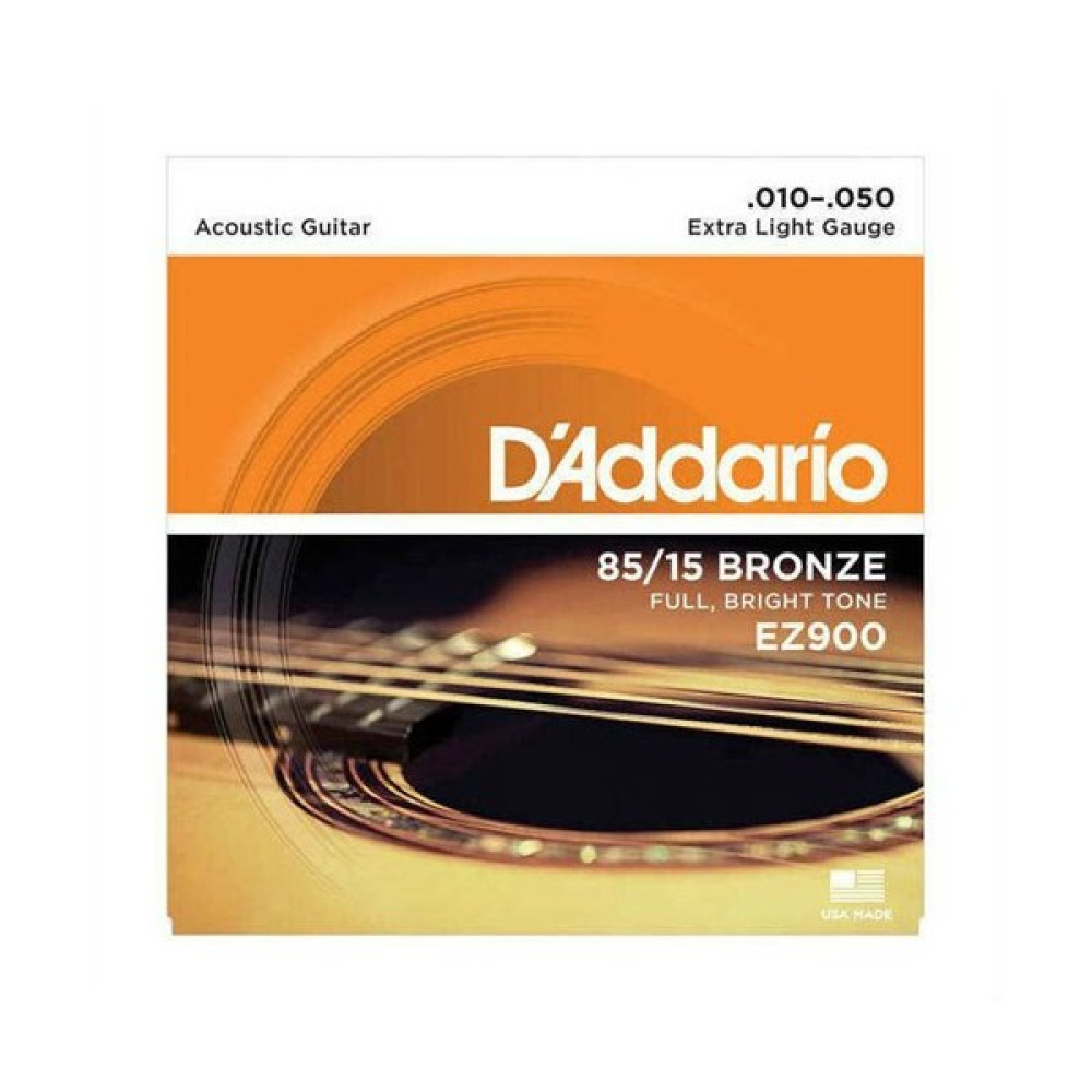 D'Addario EZ900 85/15 Bronze Akustik Gitar Teli (10-50) Müzik Aleti Aksesuarları Fiyatı