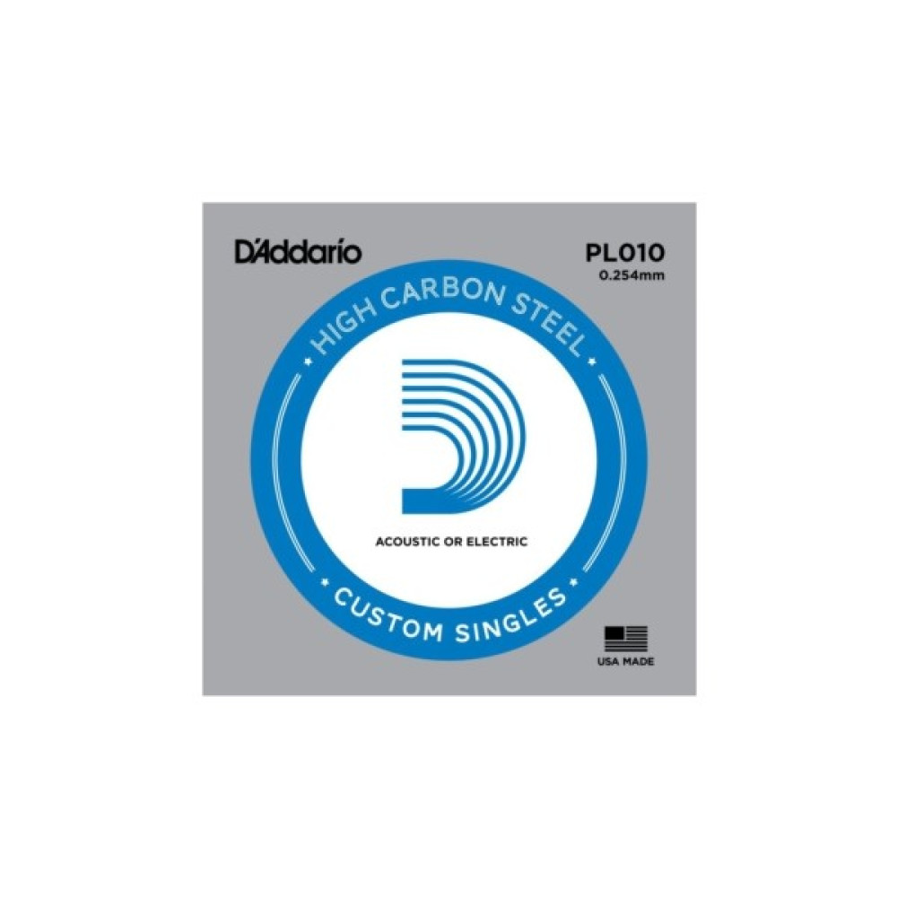 D'Addario PL010 Tek Elektro Gitar Teli (10) Müzik Aleti Aksesuarları Fiyatı