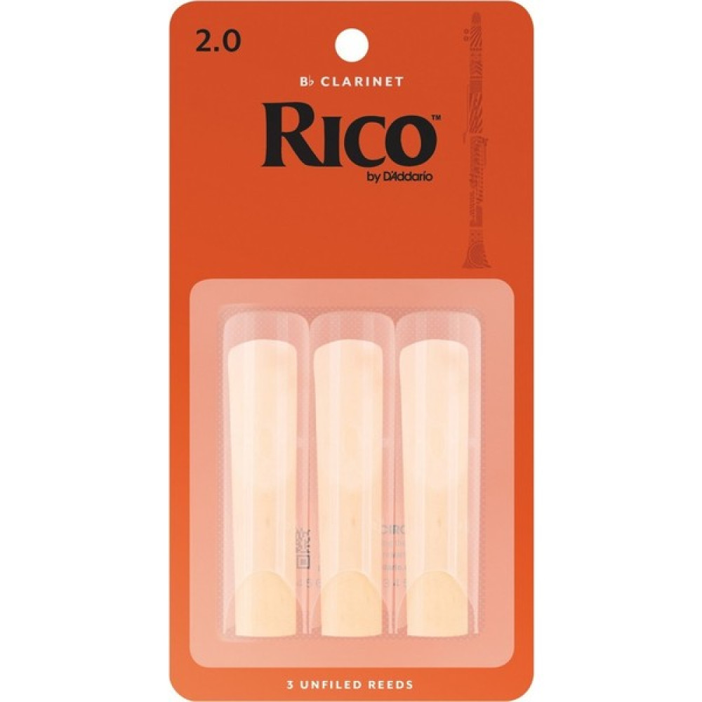 D'addario Woodwinds Rico RCA0320 Sib Klarnet Kamışı (3 Lü) No:2 Nefesli Çalgılar Fiyatı