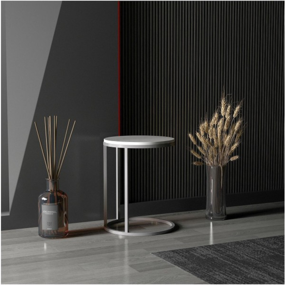 Daf 1 Yıl Yumlan C Sehpa L Modern C Sehpa Metal 1 Parça 50 x 60 Gri Modern - 0 Yan Sehpa Fiyatı