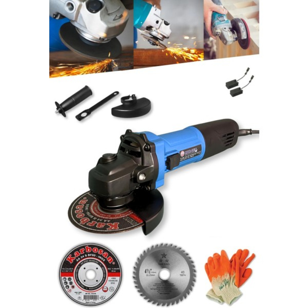 Dager DS 800 W 115 mm Bakır Sargılı Spiral Avuç Taşlama Makinesi Inox Kesici ve Sunta Kesme Taşlama Makinesi Fiyatı