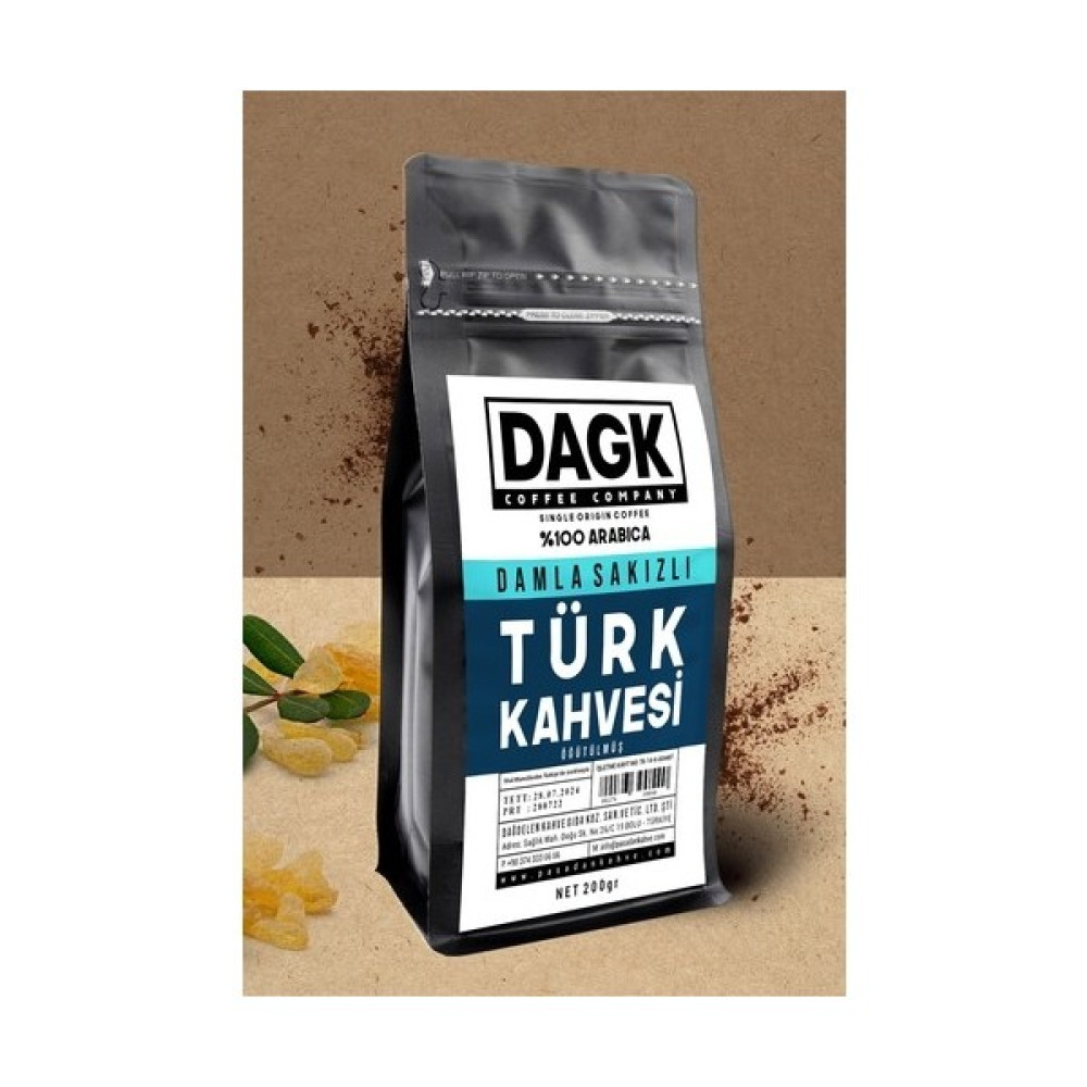 Dagk Damla Sakızlı Türk Kahvesi 200 gr Kahve Fiyatı