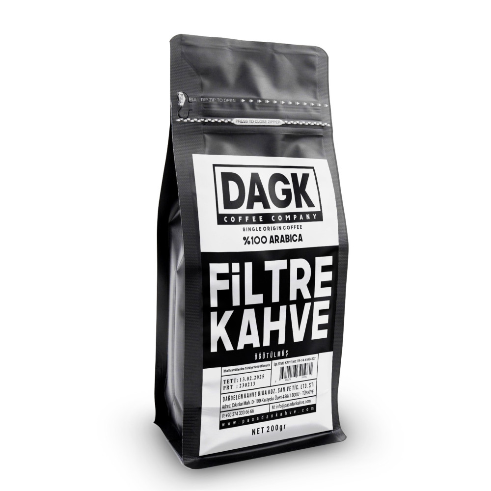 Dagk Filtre Kahve 200gr Öğütülmüş Filtre Kahve Beden Kahve Fiyatı