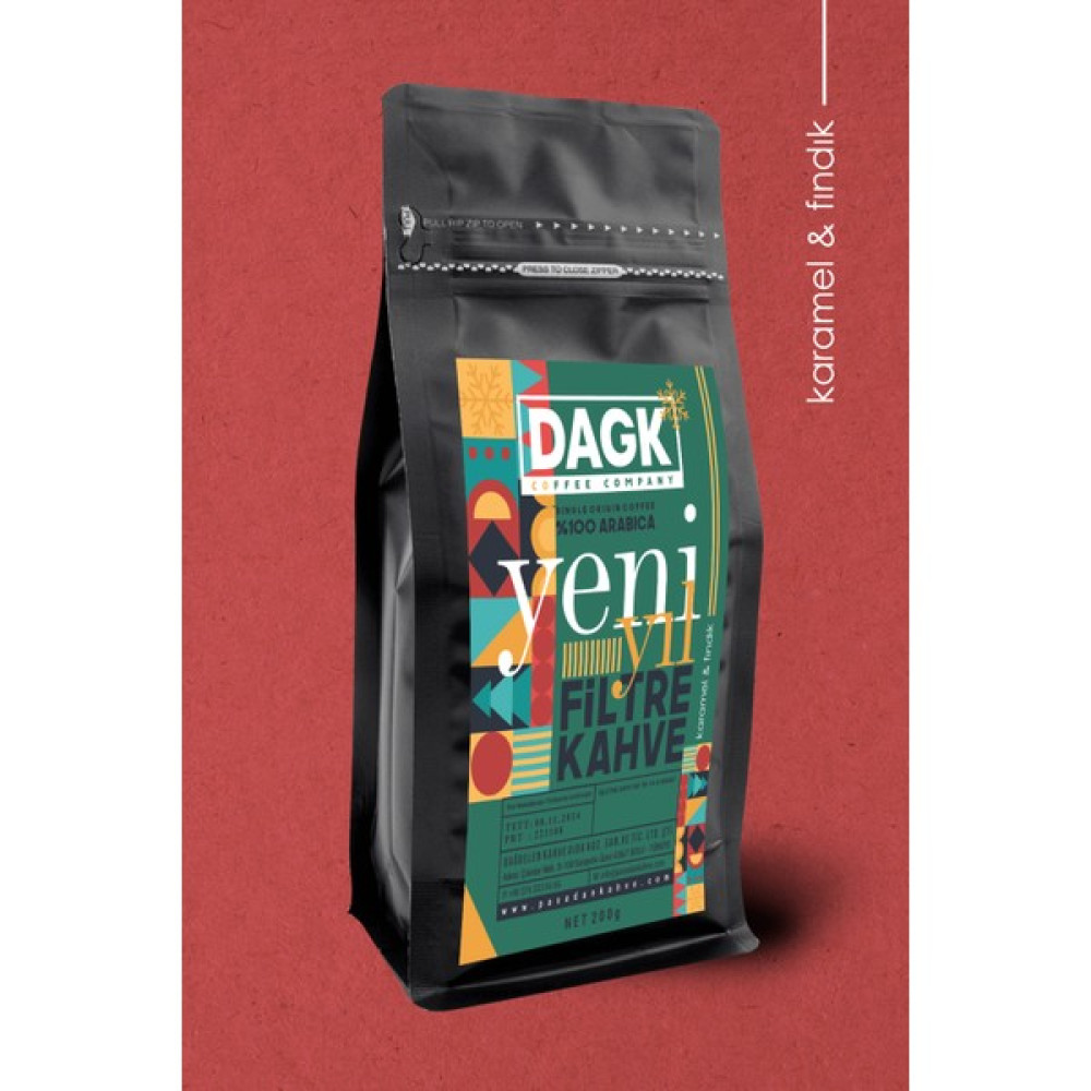 Dagk Filtre Kahve Öğütülmüş Karamel Fındık Aromalı 200 gr - Öğütülmüş Filtre Kahve Kahve Fiyatı