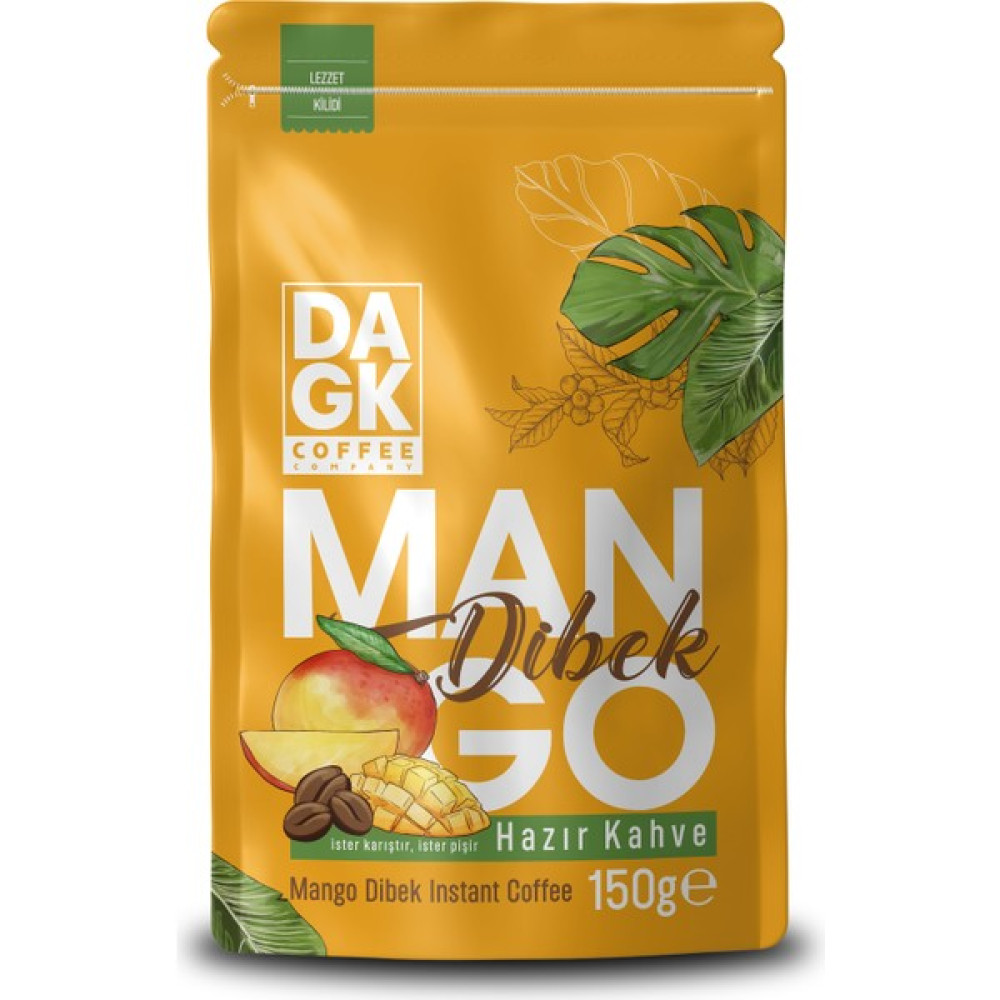 Dagk Mango Dibek Kahvesi 150g (Mango Aromalı Hazır Kahve) İster Karıştır, İster Pişir - 1 Adet Kahve Fiyatı