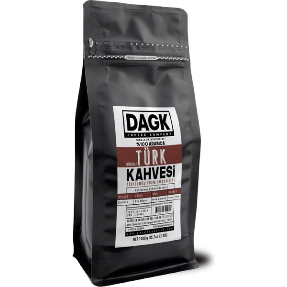 Dagk Türk Kahvesi 1000G Nitelikli - 1 kg Kahve Fiyatı