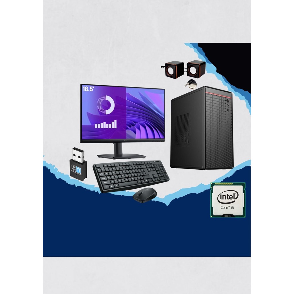 Dagmor BN2015021 Intel I5 2gen 8gb Ram 120GB SSD 18.5'' Ekran Full Set Masaüstü Bilgisayar - Siyah - 18,5 inç LCD Monitör Monitör Fiyatı