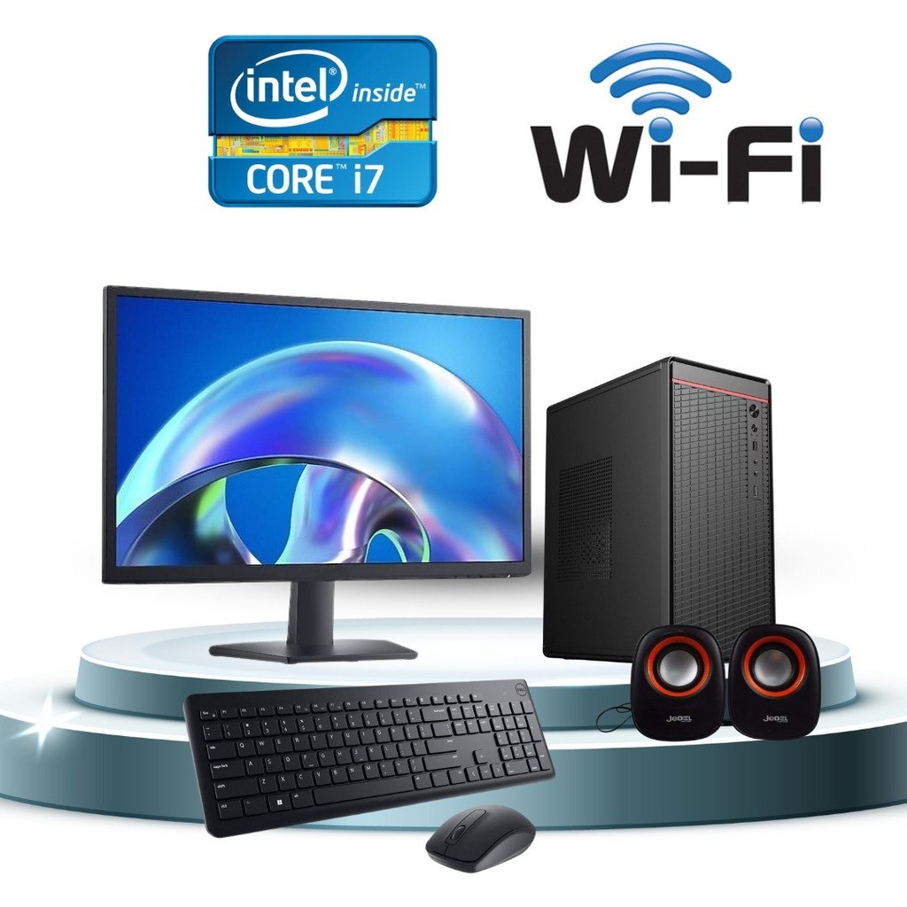Dagmor BN2015134 H61 Anakart Intel I7 2 16GB Ram 480GB SSD 27' Monitör Wifi Kablosuz Set - Siyah - 27 inç Anakart Fiyatı