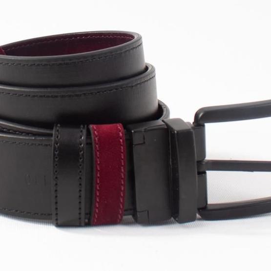 Dagoster DKS101 Siyah Bordo Erkek Spor Kemer