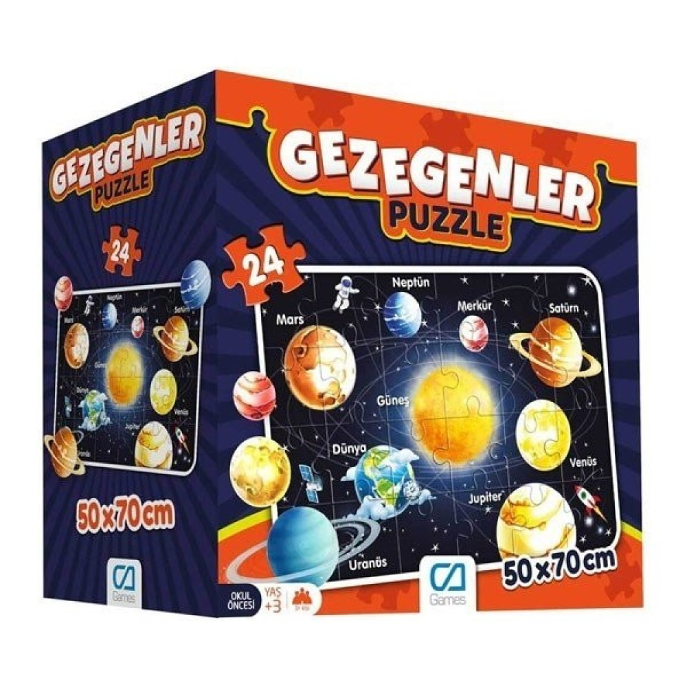Daha Yok Mu Gezegenler Eğitici Puzzle 24 Parça Puzzle & Aksesuarları Fiyatı