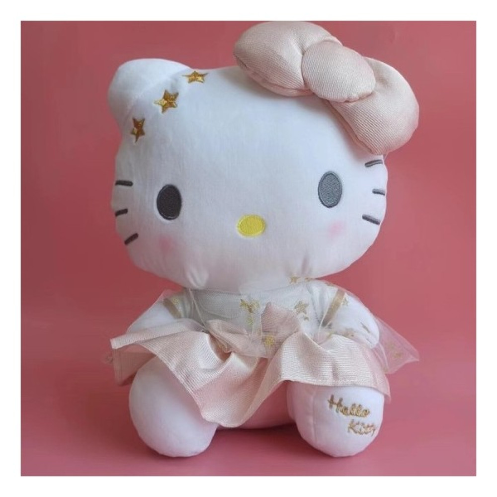 Dahe Sanrio Hello Kitty Peluş Oyuncak Bebek Bebek Basın (Yurt Dışından) - Platin - 35cm Peluş Oyuncaklar Fiyatı