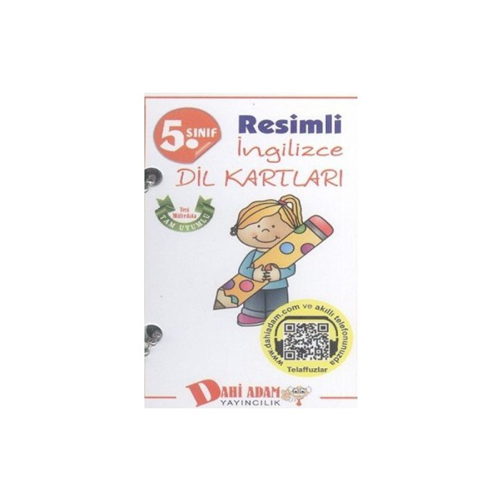 Dahi Adam 5. Sınıf Resimli İngilizce Dil Kartları Yabancı Dil Kartları Fiyatı
