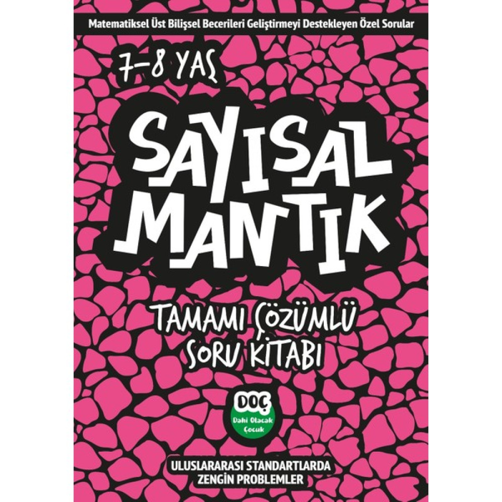 Dahi Olacak Çocuk Yayınları 7-8 Yaş Sayısal Mantık Tamamı Çözümlü Soru Kitabı Matematik Fiyatı