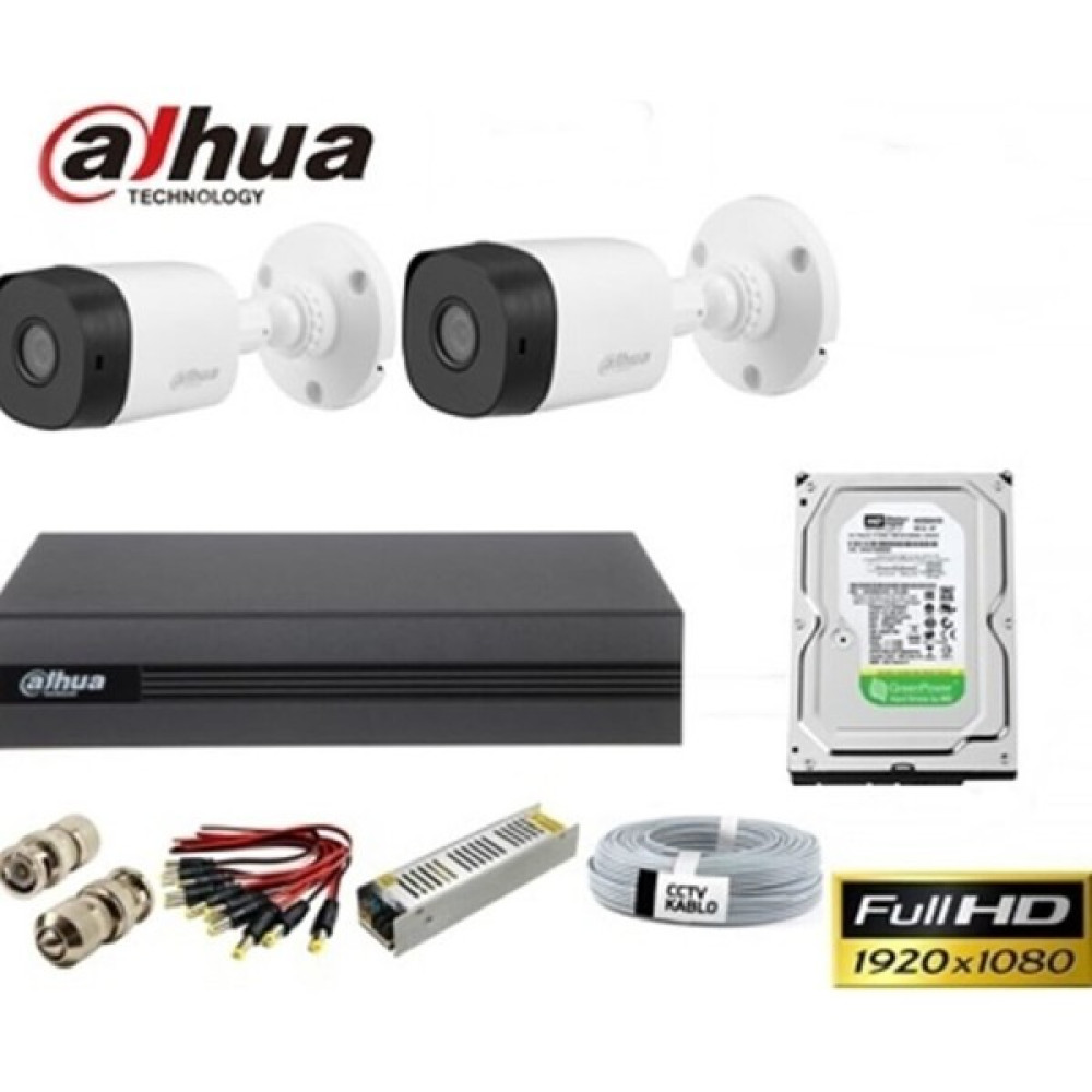 Dahua 2' Li Tak Çalıştır Full Set Güvenlik Kamerası - Beyaz Oto Boyaları Fiyatı