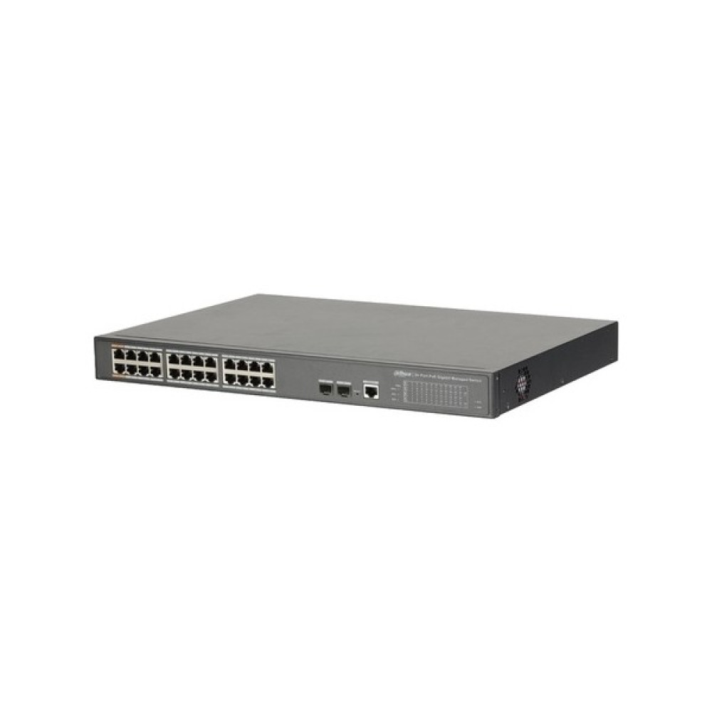 Dahua PFS4226-24GT-360 24 Port 10/100/1000 Poe Yonetilebilir 360W Switch Hub & Switch Fiyatı
