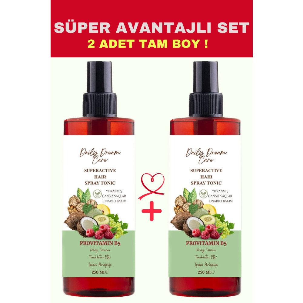 DAİLY DREAM CARE 2’li Tonik Seti Aşırı Yıpranmış Saçlar Için Saç Bakım Maskeleri & Serumlar & Spreyler Fiyatı