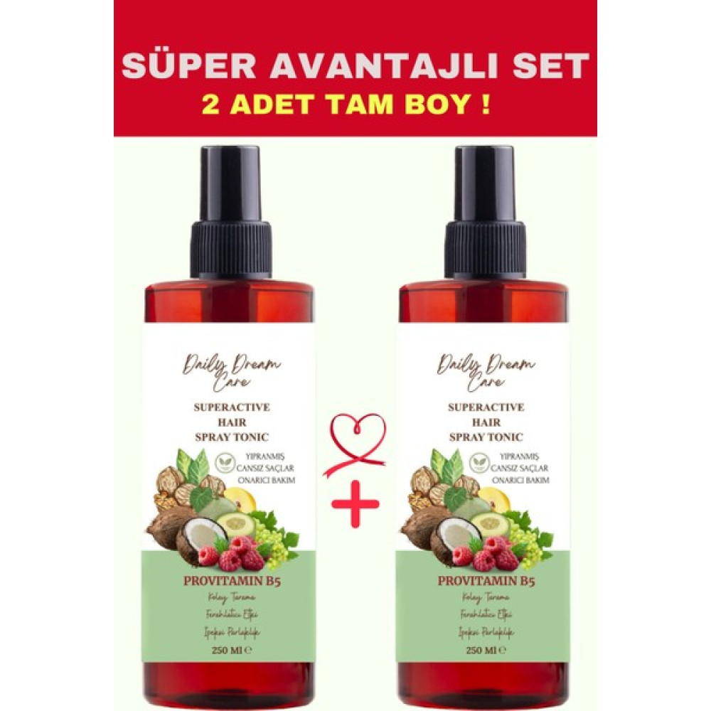 Daily Dream Care 2’li Tonik Seti Aşırı Yıpranmış Saçlar Için - Renkli Saç Şekillendirici Sprey Fiyatı