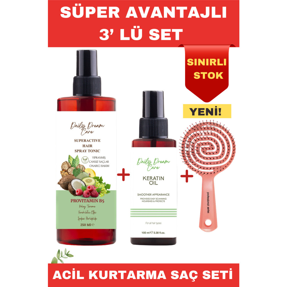 DAİLY DREAM CARE Aşırı Yıpranmış Saç Bakım Seti Saç Bakımı Fiyatı