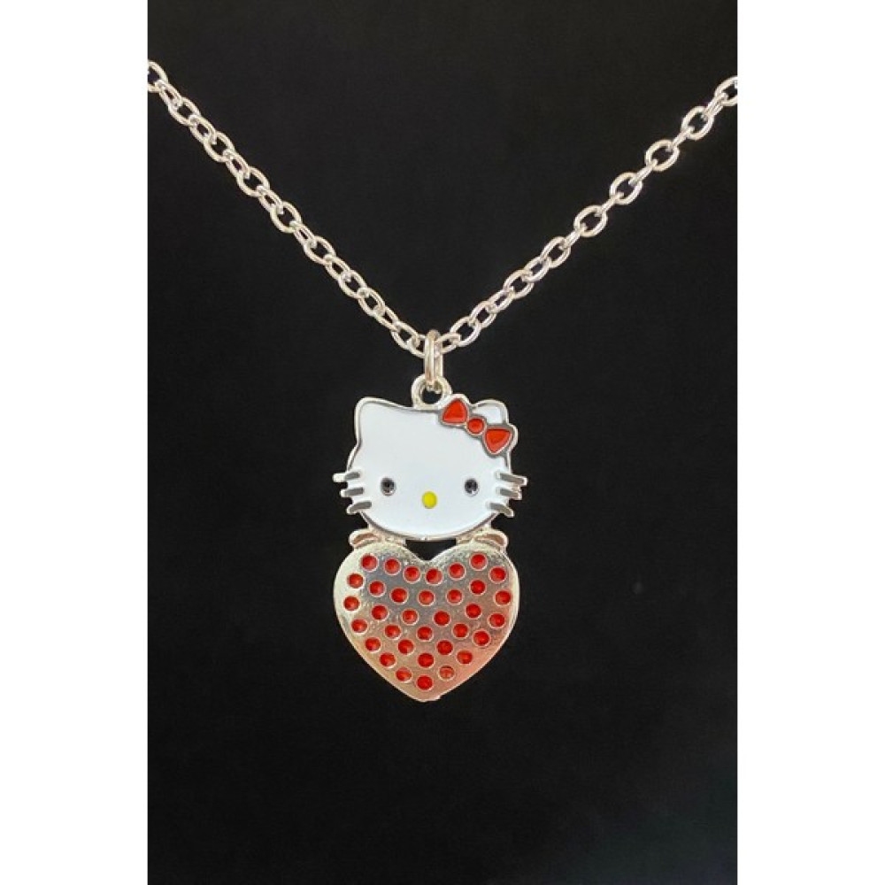Daily Fashion Antik Gümüş Kaplama Anime Adet Hello Kitty Best Friends Kolye Bijuteri Kolye Fiyatı