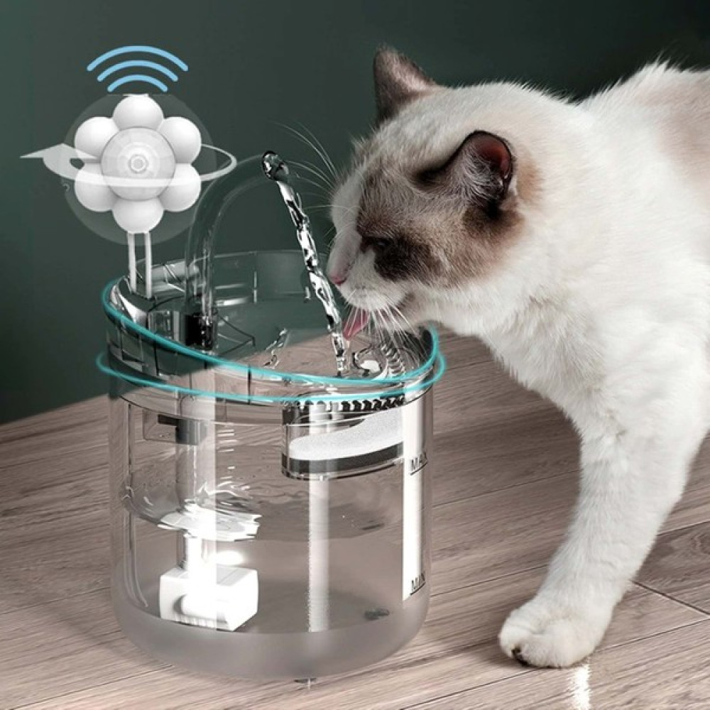 Daily Link Hareket Sensörlü Kedi Köpek Için Sessiz Şeffaf Otomatik Su Pınarı Çeşmesi Sebili Evcil Hayvan Ürünleri Fiyatı