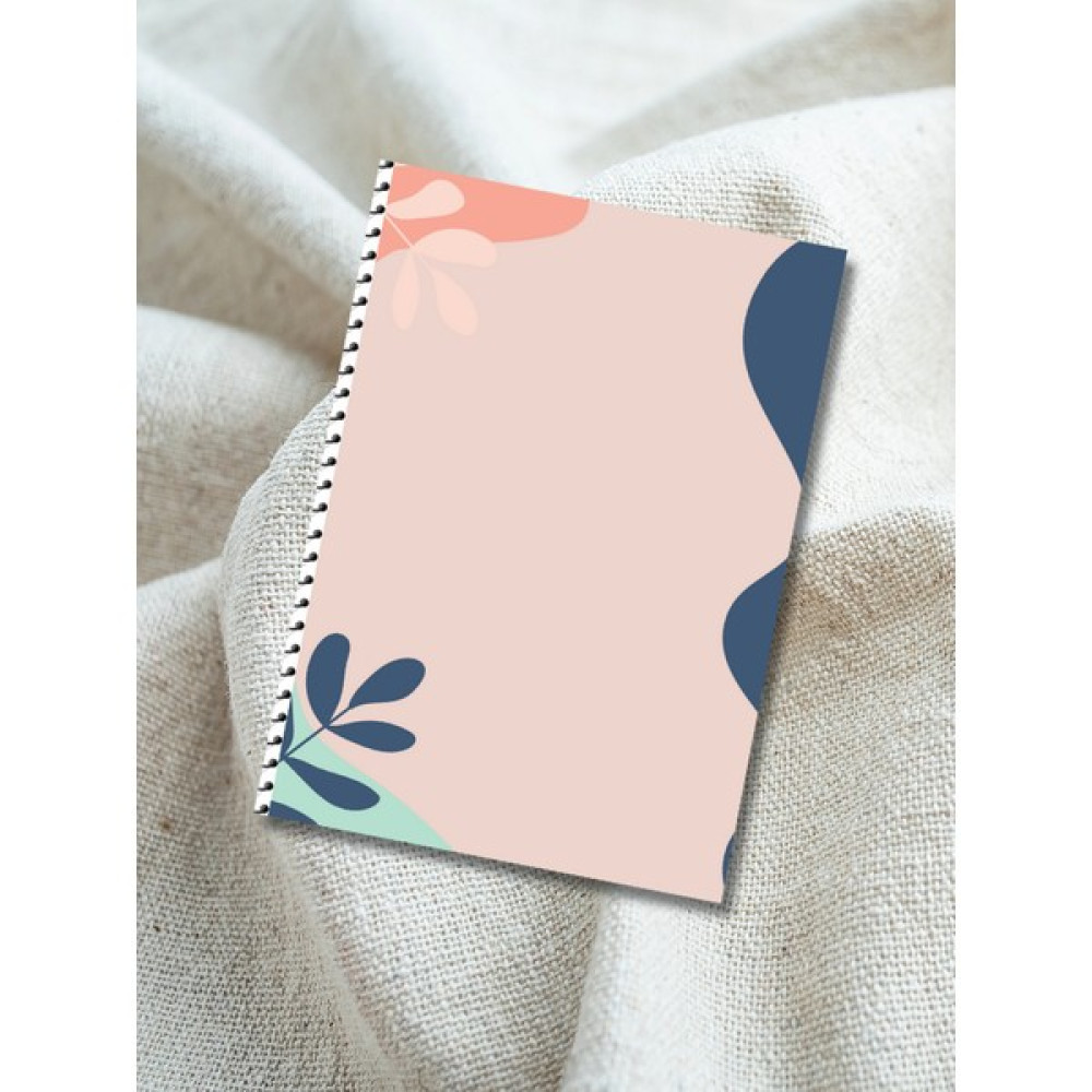 Daily Notebook Spiralli Çizgisiz Defter 64 Yaprak pvc Kapak a5 pembemsi - Karışık Spiralli Defter Fiyatı