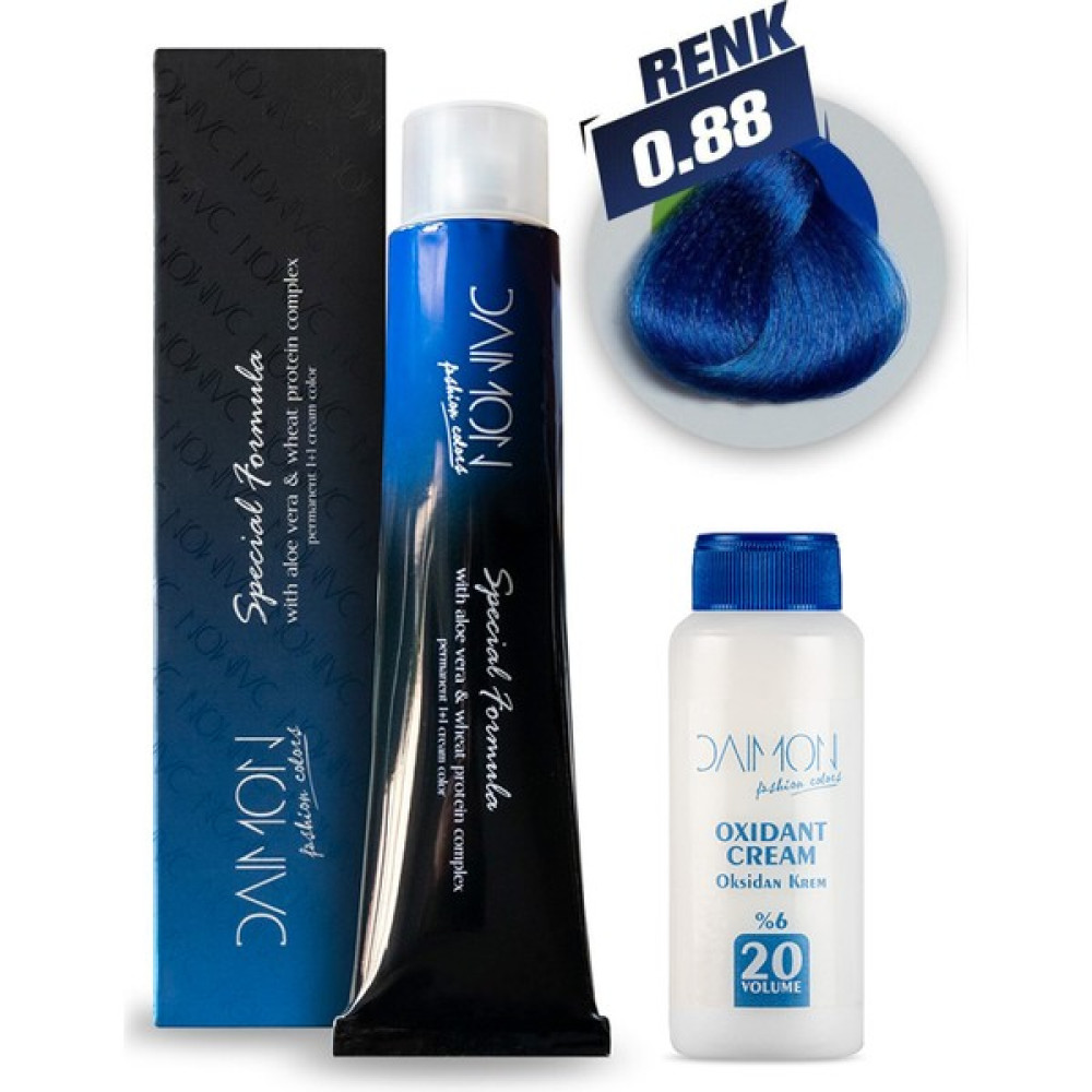 DAİMON 0.88 Mavi Saç Boyası 60 ml Saç Boyası Fiyatı