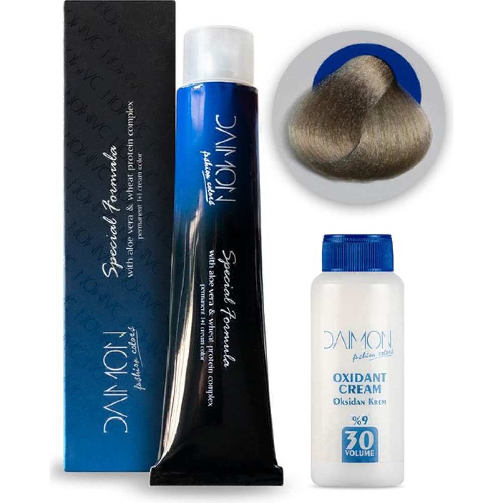 DAİMON 9.11 Çok Açık Sarı Yoğun Küllü Saç Boyası 60 ml Saç Boyası Fiyatı