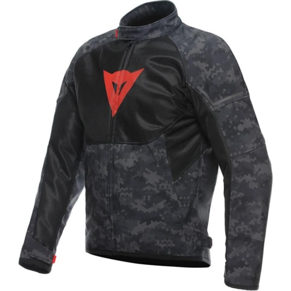 Dainese Ignite Camo Gray Black Fluo Red Air Tekstil Motosiklet Montu - 48 Motorsiklet Montları Fiyatı