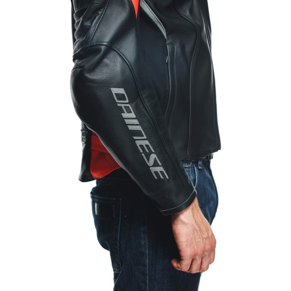 Dainese Racing 4 Black Fluo Red Deri Mont Motorsiklet Montları Fiyatı