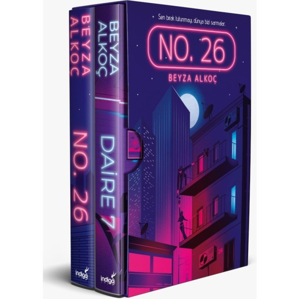 Daire 7 - No 26 2 Kitap Kutulu Set (Karton Kapak) Poster Hediyeli - Beyza Alkoç Edebiyat Fiyatı
