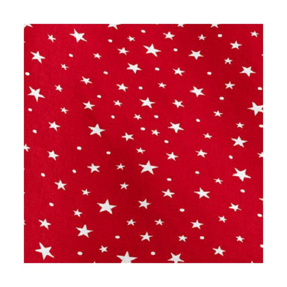 Daisy Star 170 Cm Eninde Desenli Poplin Kumaş - 1 m - Kırmızı Kumaşlar Fiyatı