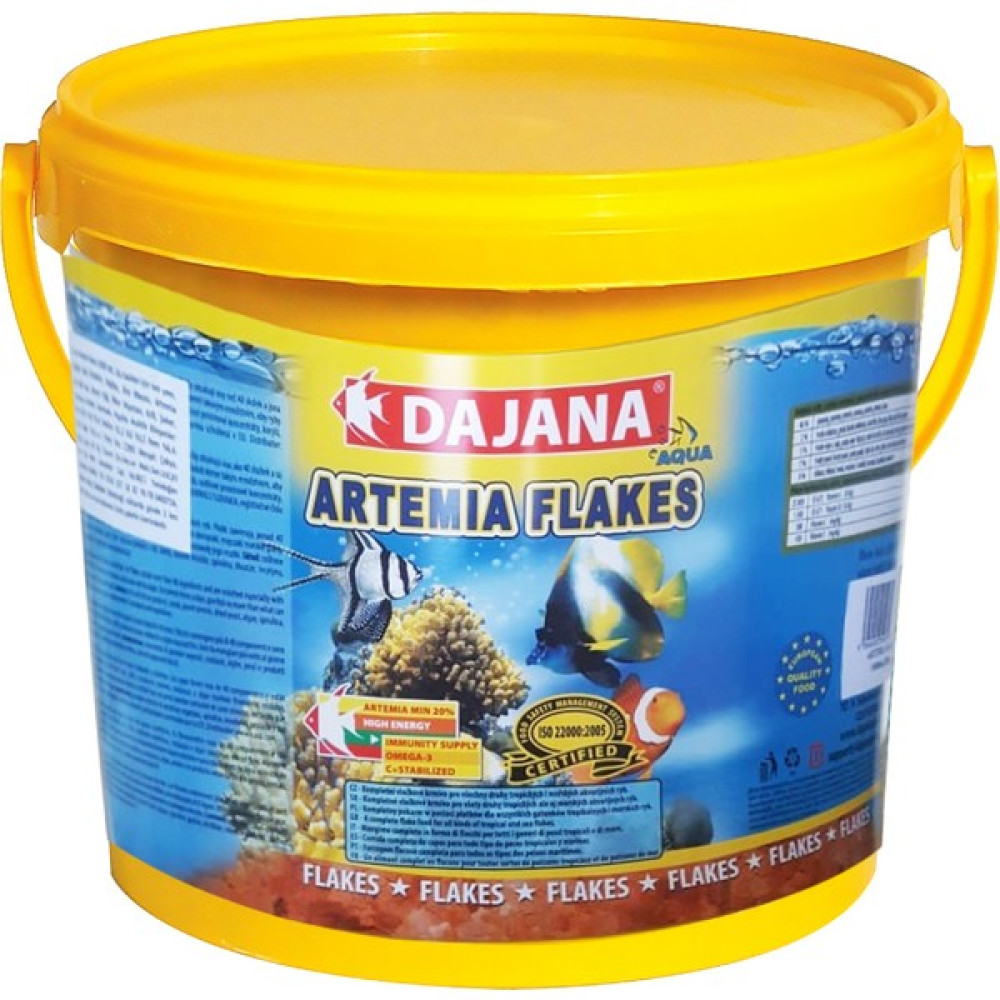Dajana Tropical Artemia Flakes 10000 ml 2000 gr Evcil Hayvan Ürünleri Fiyatı