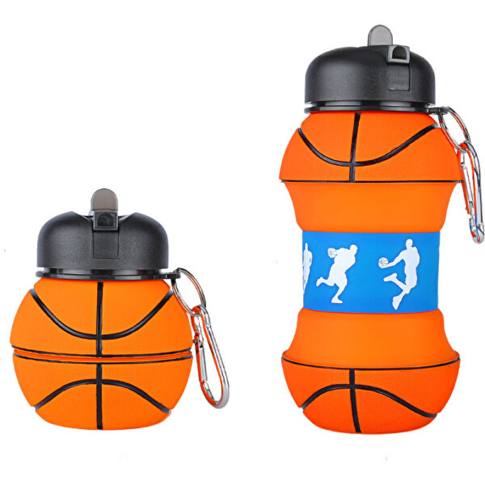 Dake 550ml Basketbol Şeklinde Çocuk Su Matarası - Turuncu (Yurt Dışından) - 550 ml Suluk Fiyatı