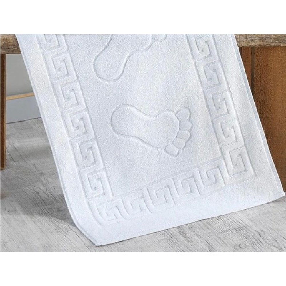 Dakkors Home Ayak Havlusu (Banyo Paspası) %100 Pamuklu Havlupaspas - Beyaz - 50 x 70 cm El / Yüz Havlusu Fiyatı