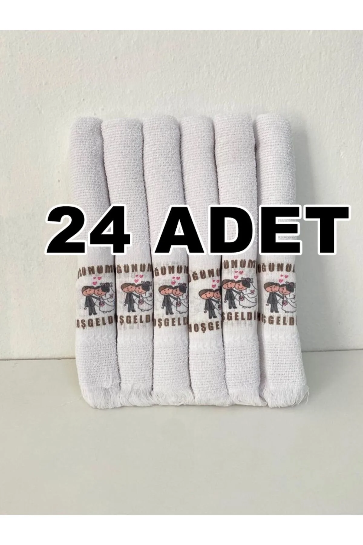 dakkorshome DÜĞÜN ARABA SÜNNET KINA EĞLENCE HAVLUSU 24 ADET" Banyo Havlusu Fiyatı