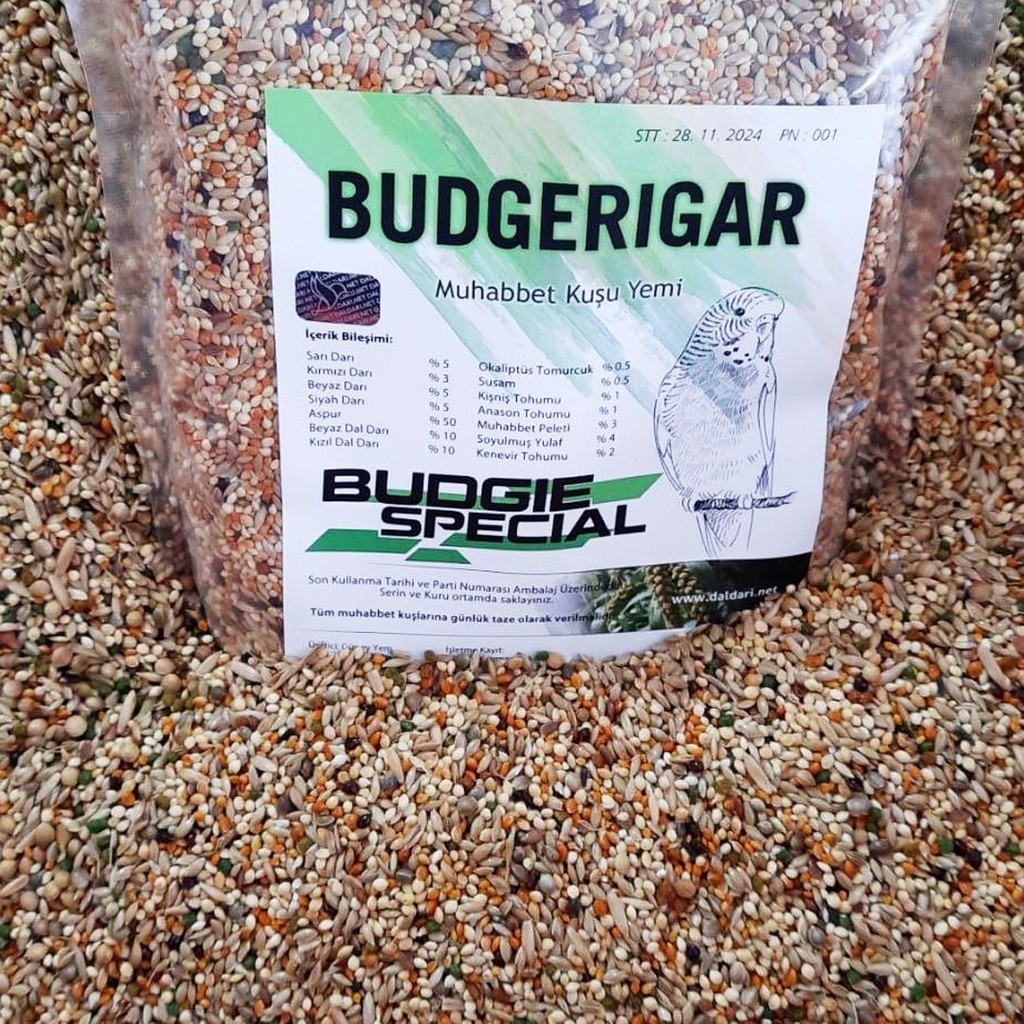 Dal Darı Net Premium Budgie Special Muhabbet Kuşu Yemi 1300 gr (2x 650GR ) MHY-1300 Diğer Fiyatı