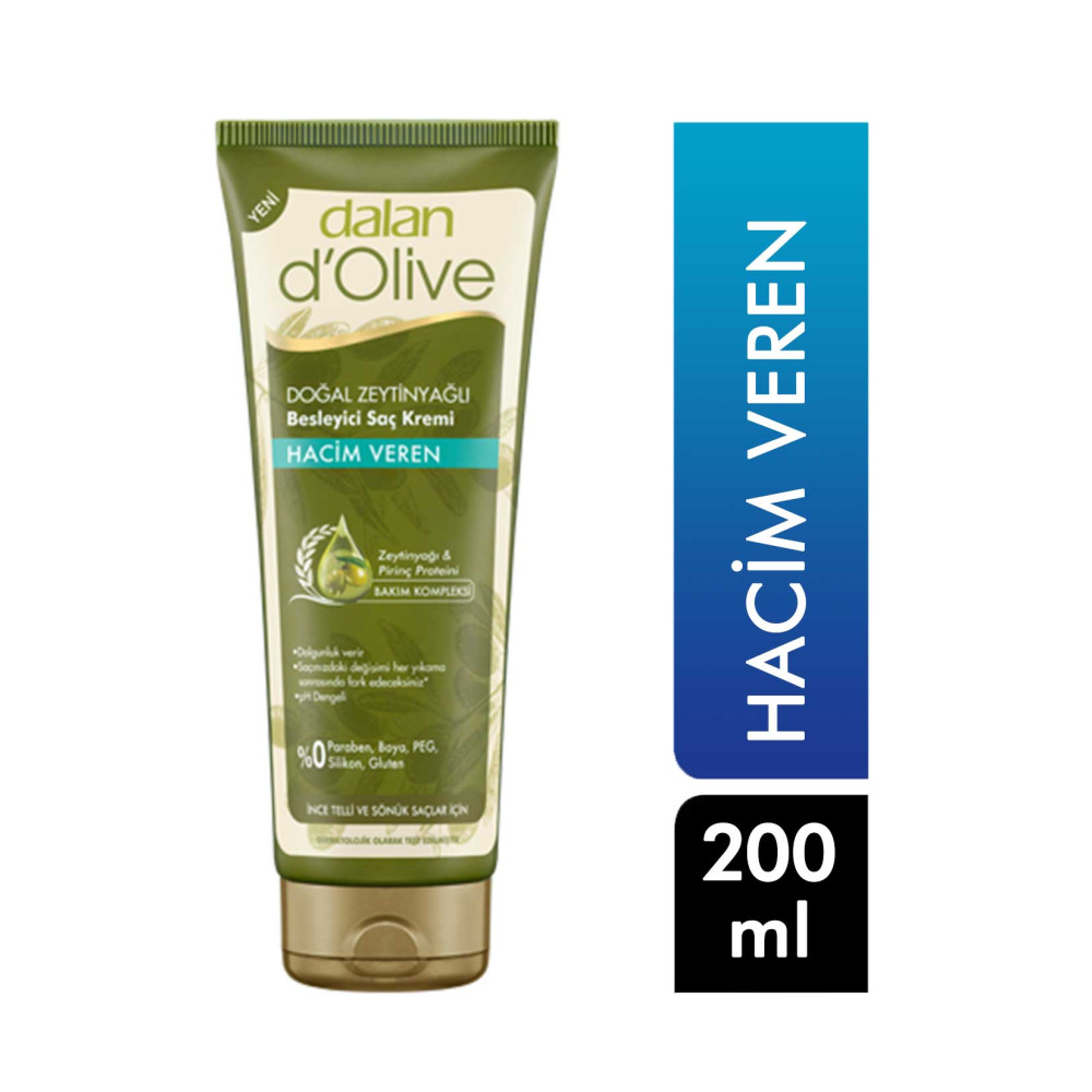 Dalan D'olive Saç Kremi 200 ml Hacim Veren Şampuan ve Saç Kremi Fiyatı