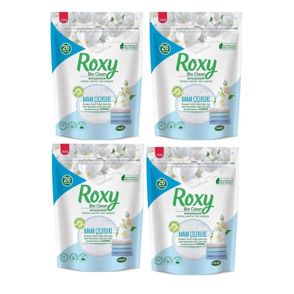 Dalan Roxy Bio Clean Doğal Matik Toz Sabun Bahar Çiçekleri 800 Gr X 4 Adet Bebek Bakım Fiyatı