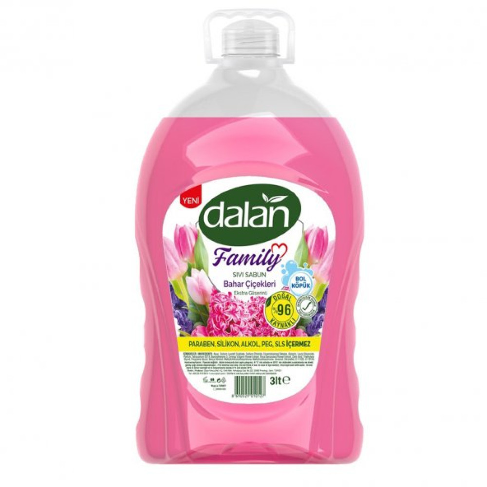 Dalan Sıvı Sabun Bahar Çiçek 3 Lt X 4 Adet Duş Jelleri ve Banyo Köpükleri Fiyatı