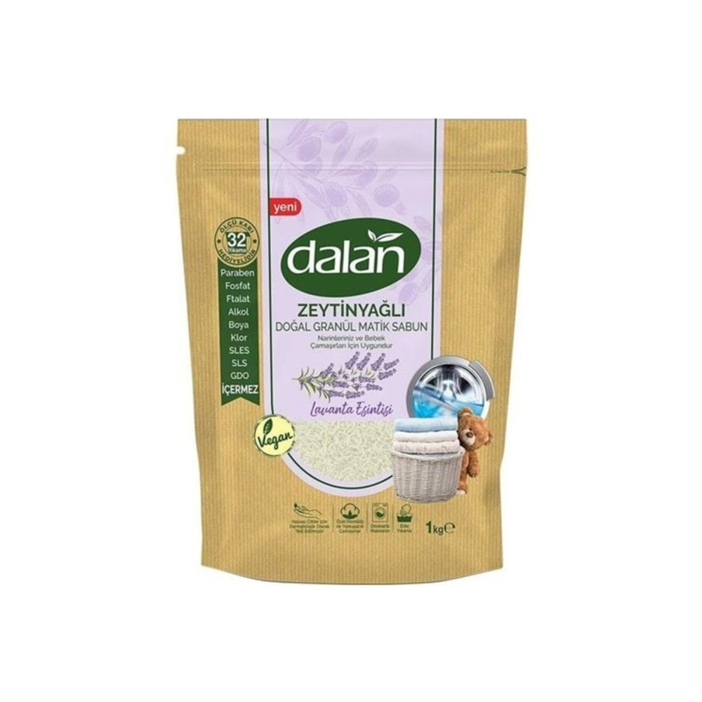 Dalan Zeytinyağlı Doğal Granül Matik Sabun Lavanta Esintisi 1000 gr Bebek Bakım Fiyatı