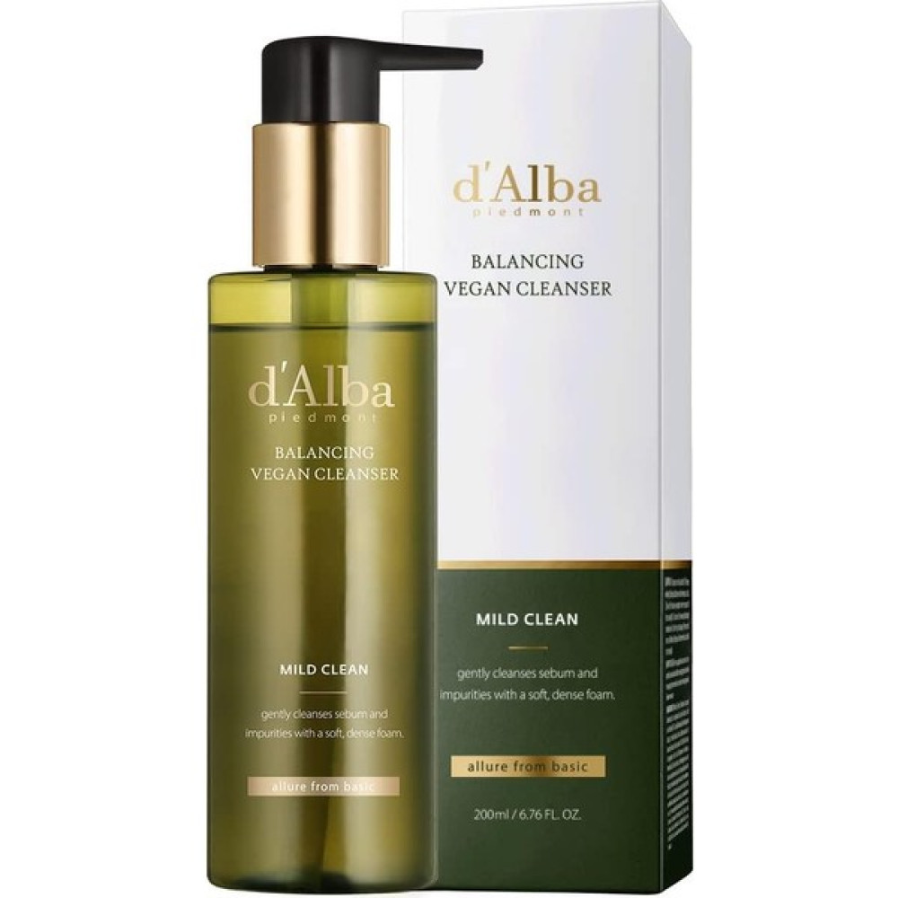 D'Alba Dalba Balancing Vegan Cleanser 200 Ml- Yüz Temizleyici Jel Cilt Temizleme ve Peeling Fiyatı