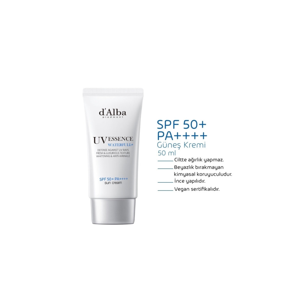 Dalba Waterful Essence Sun Cream 50 ml- Güneş Kremi Güneş Kremleri ve Losyonları Fiyatı